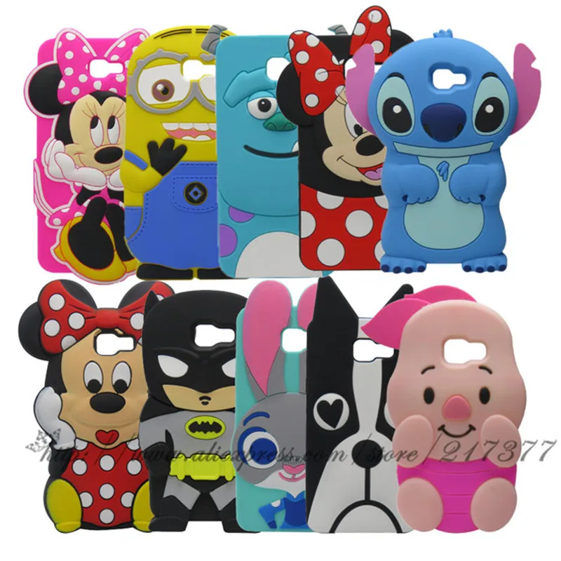 

For Samsung Galaxy A310 3D Silicon Cat Unicorn CupcakeBunny Cartoon Soft Phone Back Cover Case for Samsung Galaxy A3 2016 A310