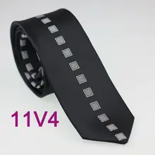 YIBEI coahella галстуки черный полосатый галстук с серебряной сеткой шеи Узкие галстуки в повседневном стиле для мужчин платья рубашки Свадебные Gravata