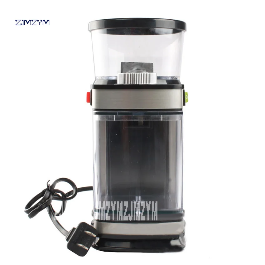 Высокое качество зерна кофе Кофе электрическая шлифовальная машина 9 регулируемый уровень кофе в зернах исследования, машины 220 В-240 В 75 Вт