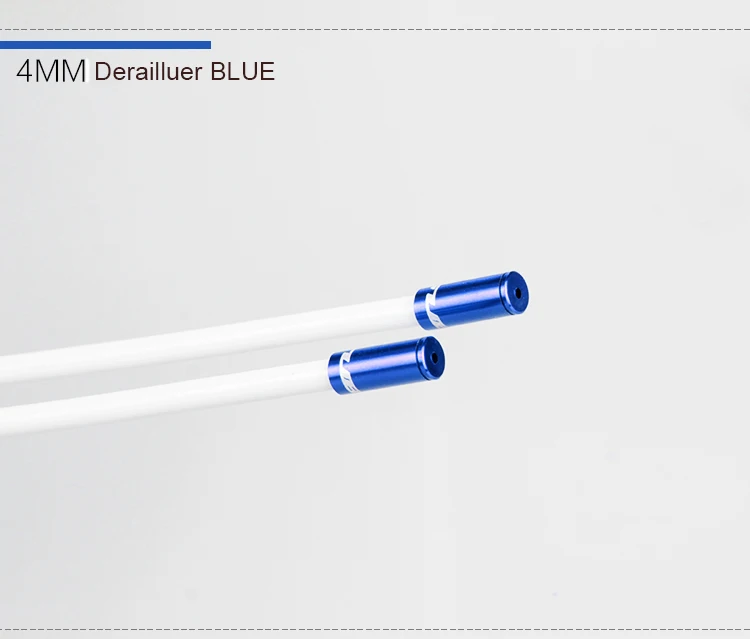 Gub 100 шт. 4/5 мм MTB велосипед Трос стояночного тормоза Кепки s Шестерни сдвиг линии разъем адаптера Регулировка регулятора Корпус Кепки для переключатель кабеля - Цвет: 4mm blue