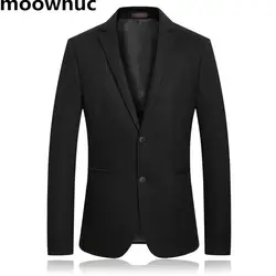 Новые Классические черные пиджаки homme 2018 Мужские Костюмы Блейзер Куртки стройная фигура Бизнес торжественное платье мужской полный размер