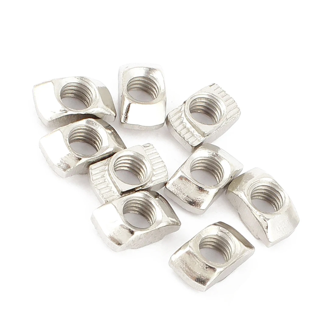 

Promotion! 10pcs 20 Series Compatible Drop In Type M5 T Slot Nuts 10mm x 6mm x 4.5mm