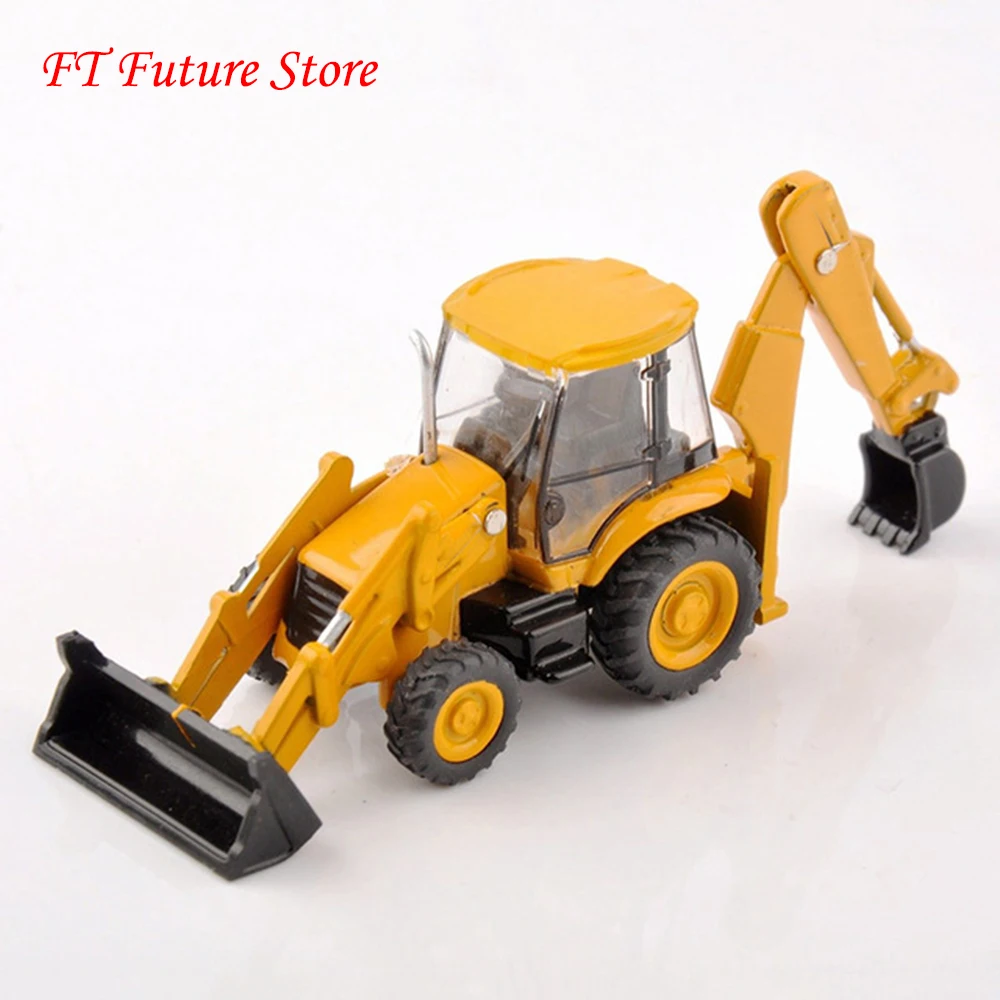 

For Collection 1/87 Scale 3CX-4T Excavator Model Loader Construction Vehicles Children Cheap Toys Fans Collectible Gifts