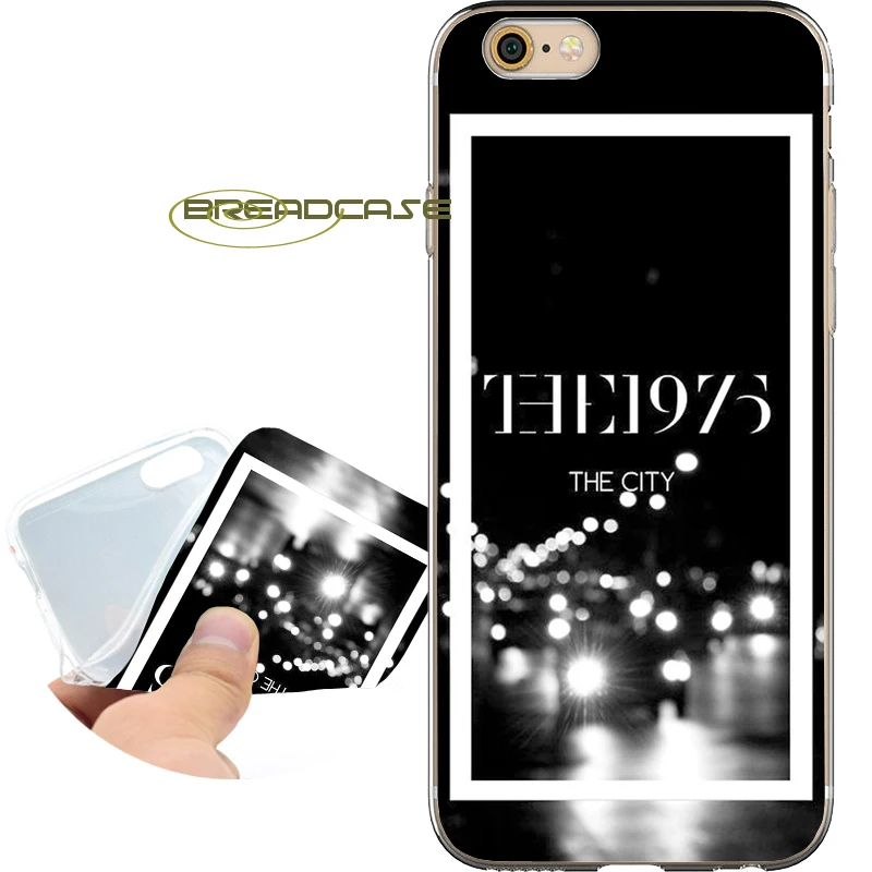 Coque Black The 1975 Soft Clear TPU Silicone Phone Cases for iPhone X 8 7 6S 6 Plus 5S SE 5 5C