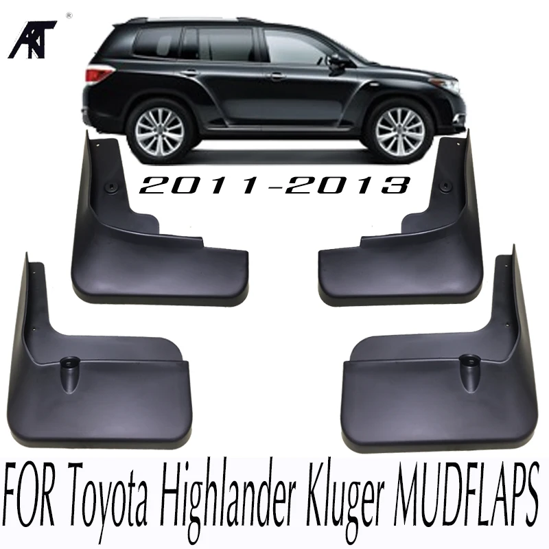 

Mud Flap For Toyota Highlander Kluger 2011 2012 2013 Set Car Mud Flaps Mudflaps Splash Guards Mudguards Fender Front Rear