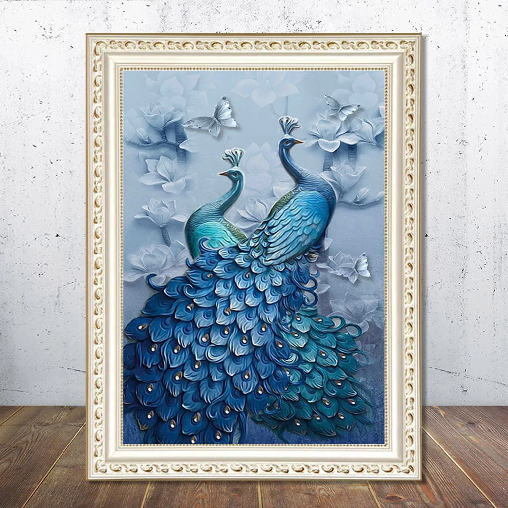 5D Full Square Dirll Embroidery Paintings Rhinestone Pasted DIY Diamond