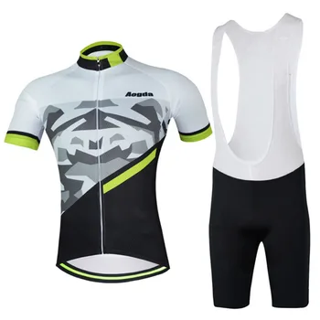 

Aogda Breathable Bike Suit Men Summer Cycling Clothing Short Sleeve Bicycle Clothes Quick Dry Maillot Ciclismo Hombre
