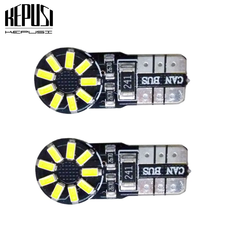 

2x T10 Canbus LED w5w 168 Car Instrument Panel lamp Clearance light License Plate Bulb For honda accord civic2008 jazz city fit