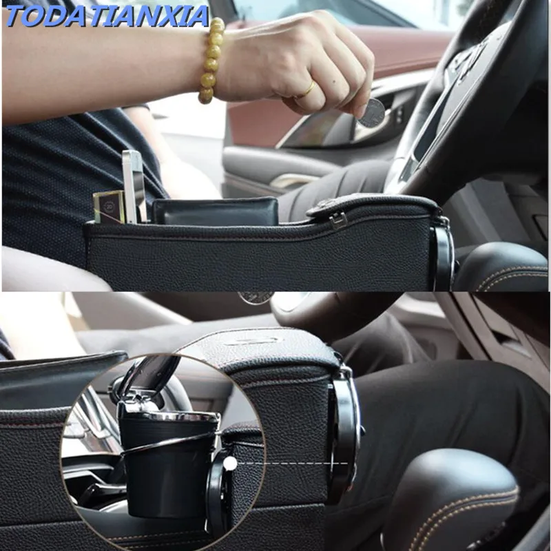 

Car Seat Storage Bag Box Crevice Storage Box Organizer for passat b5 volvo s40 mini cooper f55 bmw f34 golf gti toyota harrier