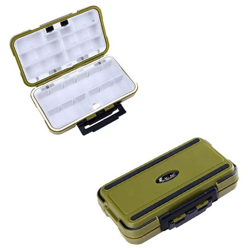 Waterproof New Fishing Tackle Boxes Double Layer 30 Compartments Lure