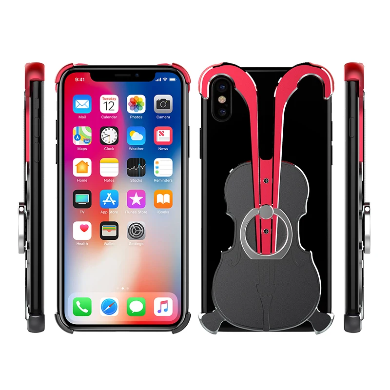 Механический чехол для телефона iPhone XS пианино противоударный металлический Apple 6
