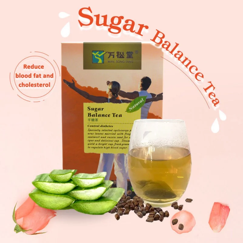 

Sugar Balance Tea Sugar Free Pure Natural Plant Herb Health Care Tea Hypoglycemic Tea
