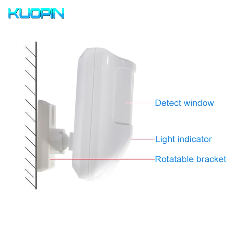 

PS720 Wired Infrared Detector PIR Motion Sensor For GSM Alarm System PIR Motion Detector Work With G Series Alarm System