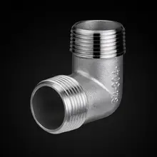 1/2 BSP Male Thread L Type 304 Stainless Steel Pipe Fitting Elbow Connector for Water Fuel Gas Tube Connection tranducer pressure transmitter 0 1 bar signal 0 5v g1 2 thread stainless steel 316l diaphragm air water gas fuel oil