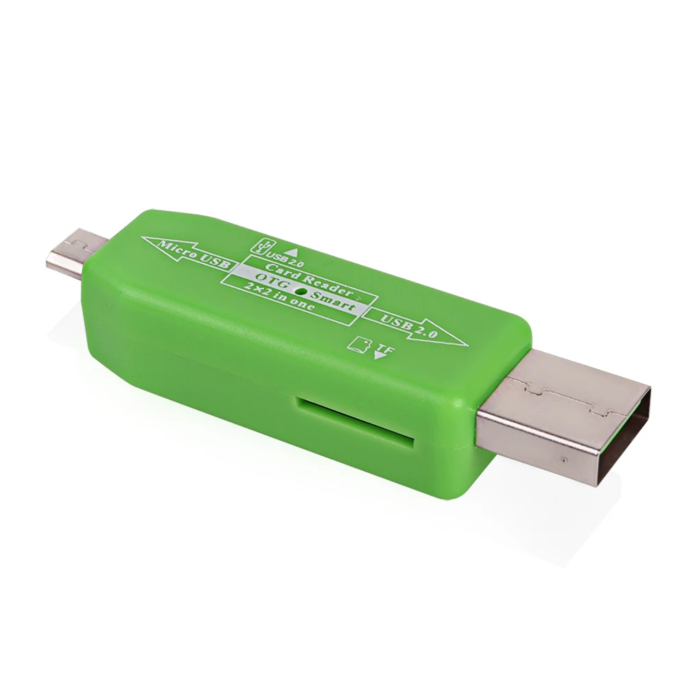 Новый OTG картридер USB 2 0 концентратор Мини памяти TF Card Reader адаптер Высокое
