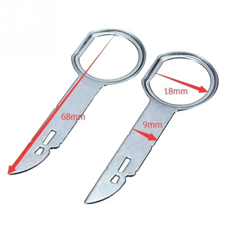 

2018 NEW HOT SALE 4 PCS Car Radio Stereo Removal Release Tool Keys For VW FOR Audi FOR Ford FOR Volkswagen Mercedes FOR Benz