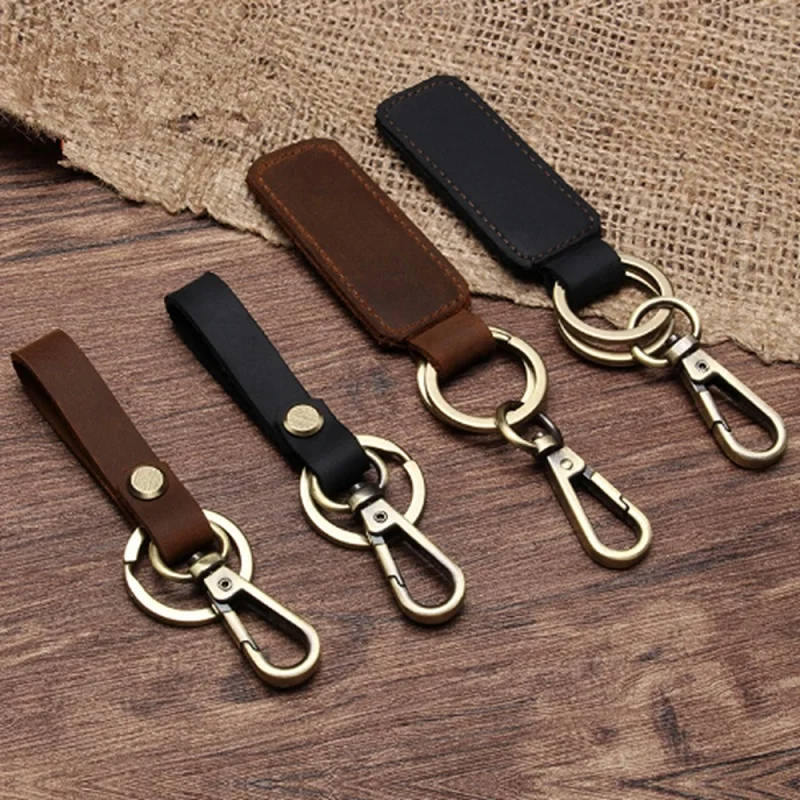 KEY CHAIN & LEATHER Belt Loop Key Holder Pocket Wallets Ring Keychain