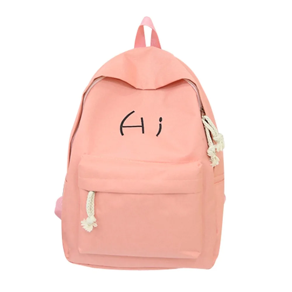 Color : Black TLMY Fashion Trend Backpack Versatile School Bag Campus Student Backpack Backpack