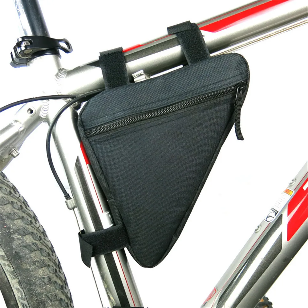 Cheap 1PC B-SOUL Bicycle Front Frame Bag Cycling Bike Tube Pouch Holder Saddle Panniers Waterproof Outdoor Cycling  accessories 0