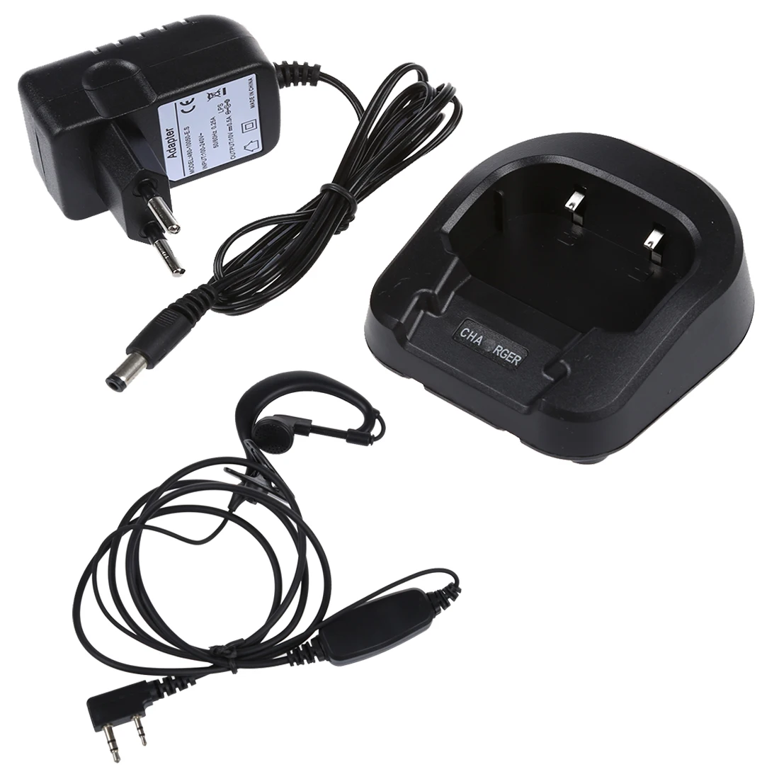 2 шт. MOOL Baofeng UV 82L VHF / UHF Ham двунаправленная радиостанция рация с 18 см Atenna и батареей