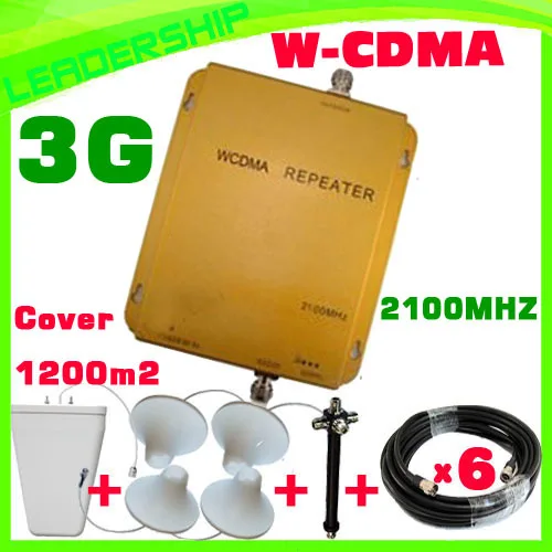 Для домашнего использования до 1200sqm huibo wcdma980 2100 мГц 3 г ячейка/мобильный телефон ретранслятор детектор repetidor с антенны
