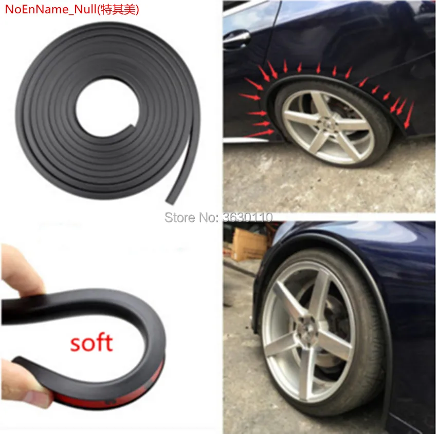 CAR UNIVERSAL Scratch wheel eyebrow stripe Wheel fender gum paste