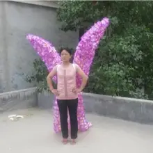 Пользовательские Высокое Качество Мода Крылья Ангела из перьев сценическое представление косплей реквизит шоу-показ мод реквизит EMS