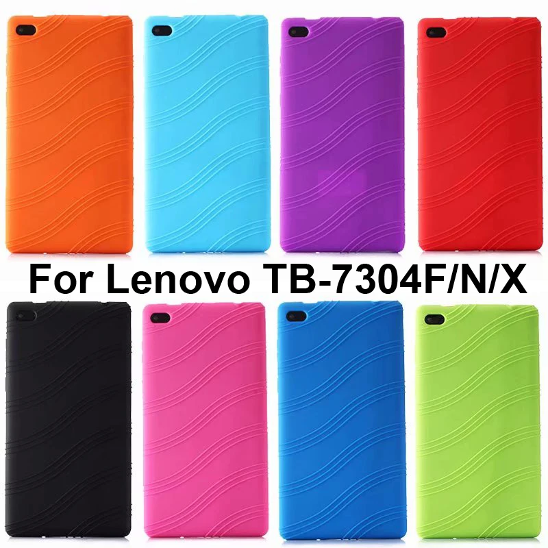 

TB-7304F TB-7304X TB-7304N Protector Silicone Cover For Lenovo tab7 Essential Sleeve Tab 4 7.0 Essential Case Pouch 7304 Guard