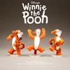Disney Winnie the Pooh Tigger 6 см 3 фигурки, коллекция украшений аниме, фигурка, игрушка, модель для детей, подарок ► Фото 1/5
