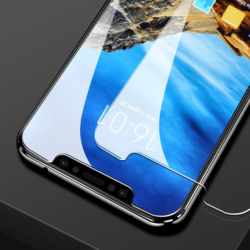 Высококачественное Стекло для Pocophone F1 Xiaomi Mi 8X защита экрана олеофобное покрытие 9H