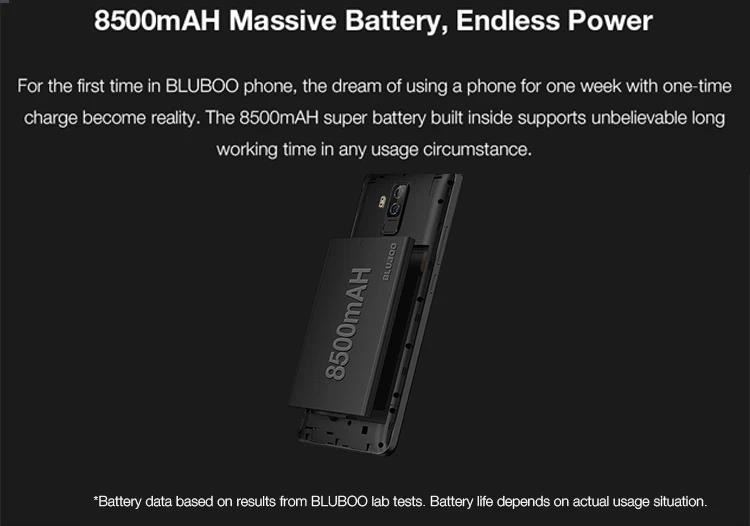 BLUBOO S3 4GB RAM 64GB ROM MTK6750T 1.5GHz Octa Core 6.0 Inch Incell Corning Gorilla Glass Sharp FHD+ Screen Dual Camera Android 7.0 4G LTE Smartphone