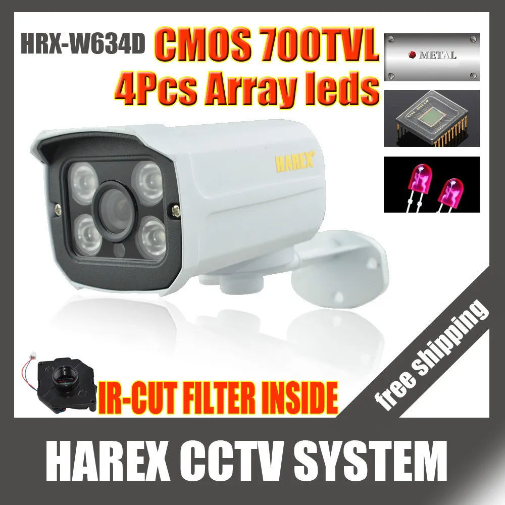 700tvl CMOS with IR CUT Filter switch Array leds Color Indoor/Outdoor