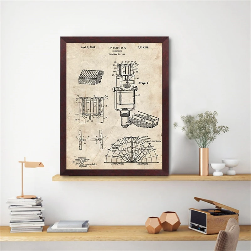 Music Recording Patents Wall Art Prints