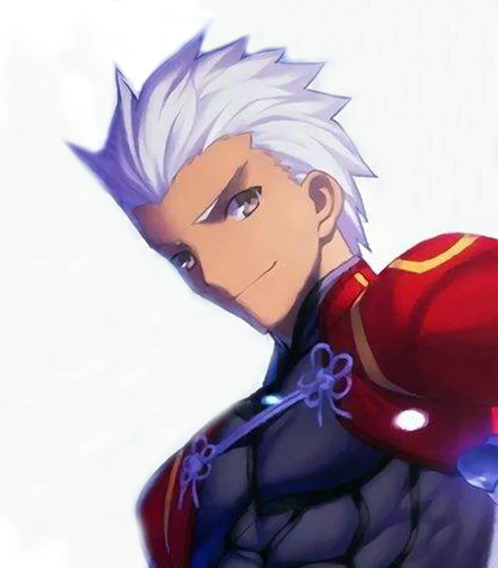 Fate Stay Night Go Extra Archer Emiya Short Silvery White Slicked Back Heat Resistant Synthetic Hair Cosplay Costume Wig Cap Anime Costumes Aliexpress