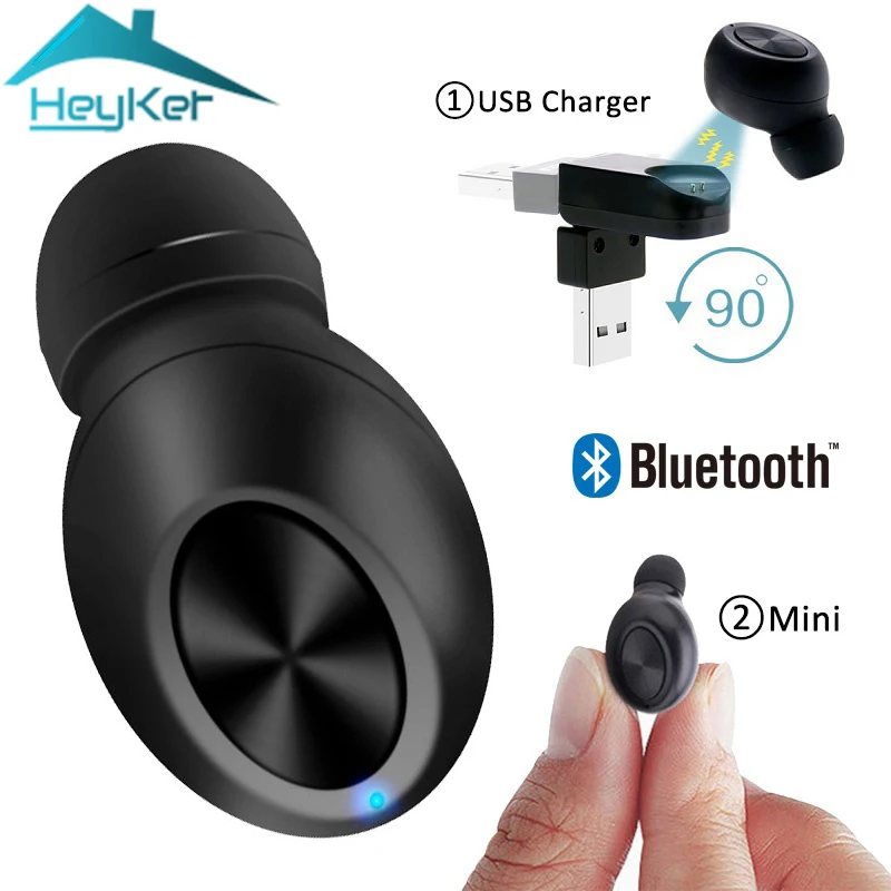 New Invisible Bluetooth Earphone True Wireless Mini Blutooth Headset