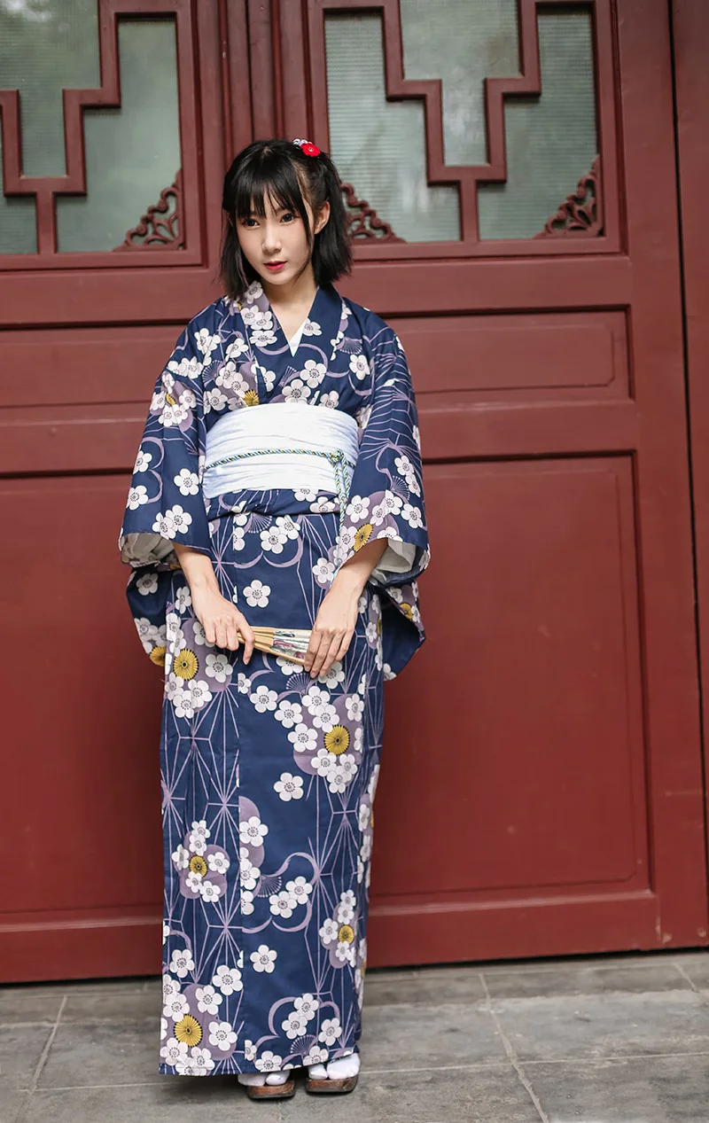 

Japanese Cherry Blossom Pure Cotton Bathrobe and Kimono Suit