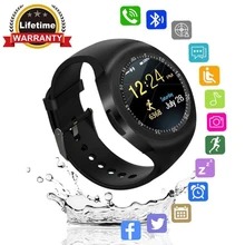 

Original Y1 Bluetooth Smart Watch Relogio Android SmartWatch Call GSM Sim Remote Camera Information Display Sport Pedometer