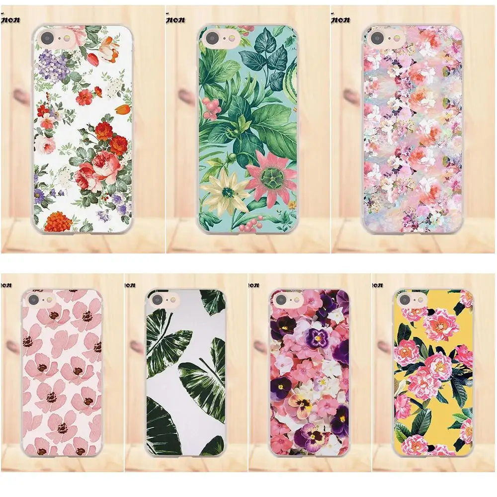 

Soft Cover Summer Banana Leaves Palm Tree Flower For Huawei G7 G8 Honor 5A 5C 5X 6 6X 7 8 V8 Mate 8 9 P7 P8 P9 P10 Lite Plus