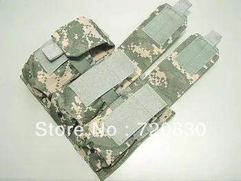 

Airsoft Molle Triple Magazine Pouch Digital ACU Camo