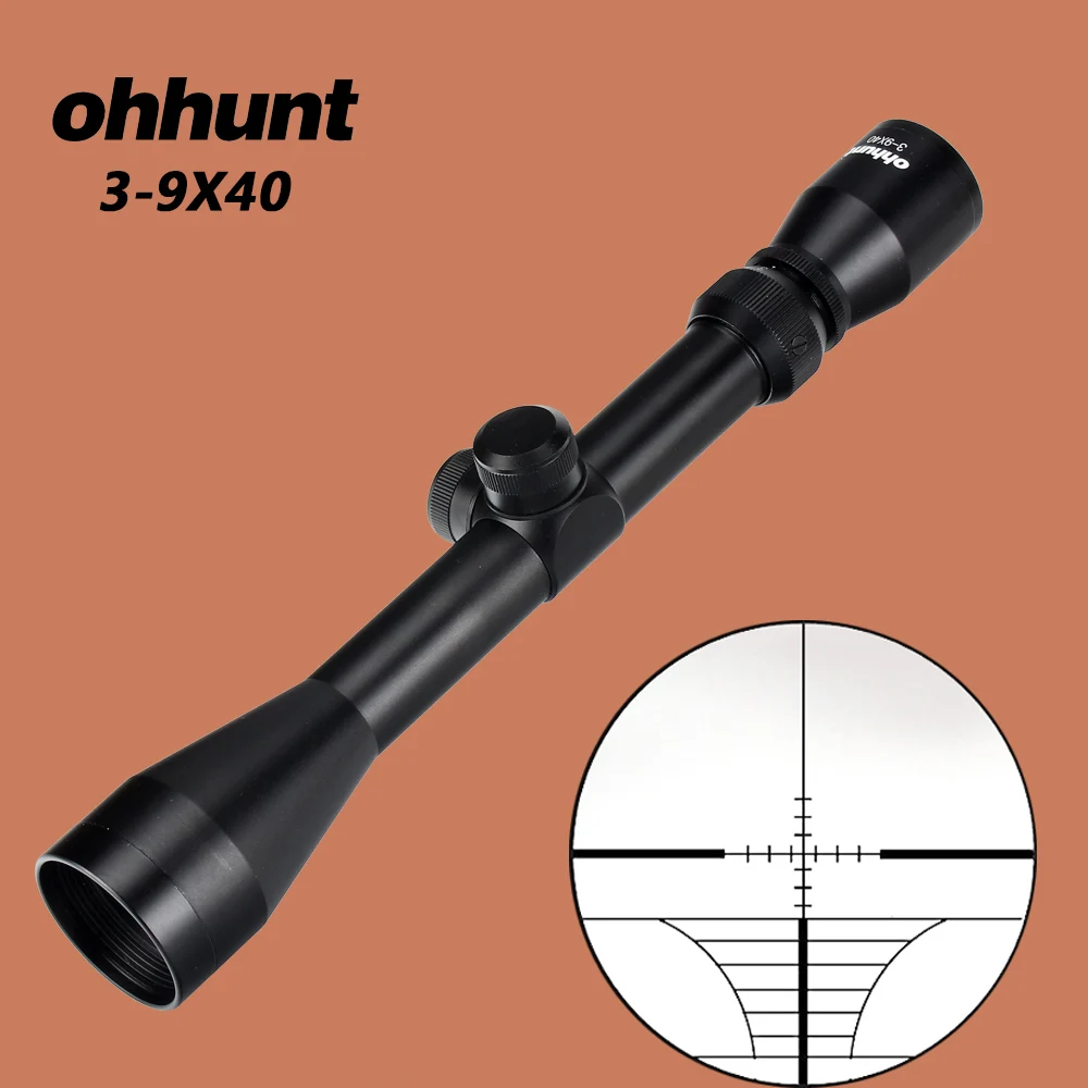 ohhunt 3 9X40 Hunting Optical Sights RifleScope Rangefinder Reticle ...