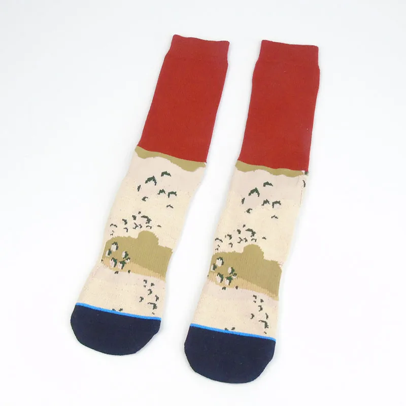 

Socks Men Sport Sock Skate Basketball Running Cycling Socks with Prints Compression Performance Comfort Fit Outdoor Sport Sock