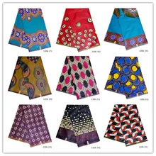 6 Yards 100% Cotton Java Fabrics Nigeria African Fabric Wax Print Newest Fabric For Dress Patchwork For Evening Dress 1306-171