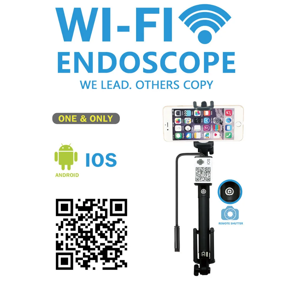 

OWGYML 7mm Lens Waterproof IOS Android Endoscope 1m/3.5m/5m/ Cable USB Wifi Endoscope Camera Mini Inspection Camera Handheld