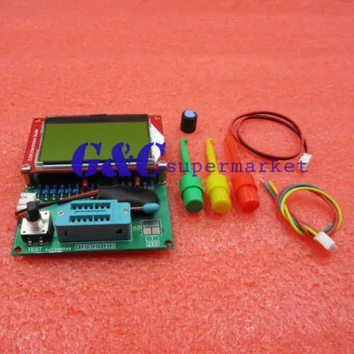 

2016 EZM328(GM328R)transistor tester/ ESR / frequency meter / square wave genera