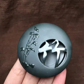 

Hetian Qingyu first-class fine blessing rouge box pendant hp01#