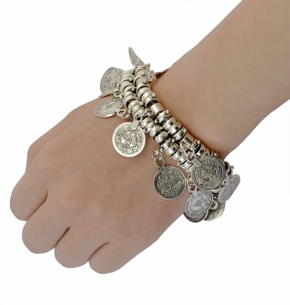 

Gypsy Nepal Double Layer Boho Gypsy Beachy Ethnic Tribal Festival Jewelry Turkish Bohemian Bracelet Anklet Best Friend Gift