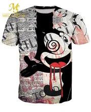 2017 Summer New Men 3D Michael Jackson Printed T Shirt Men Short Sleeve Casual Rock Hip