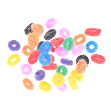 120 шт тканевые ободки для волос яркие цвета Базовая лента для волос Детская эластичная детская лента для волос аксессуары для волос для девочек