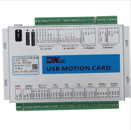 

6 Axis Programmble USB Cable Motion Control Card for factory and CNC System manufacturer