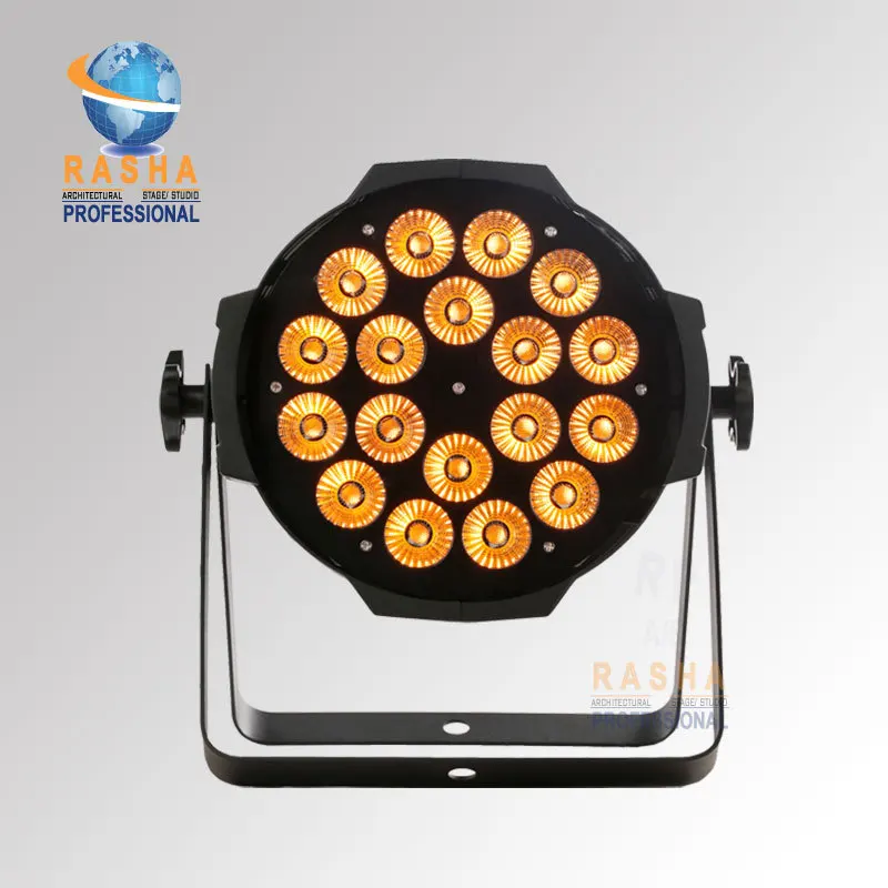 

Rasha Brand-Quad 4in1 RGBW/RGBA 18*12 Super bright LED Par Light, Quad LED Par Can,DJ Par Light,Disco Lighting
